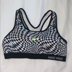 Nike patterned sports bra